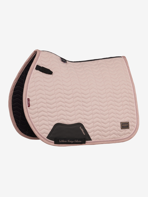 LeMieux Heritage Herringbone Jump Saddle Pad Wild Rose