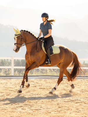 LeMieux Suede Close Contact Jump Saddle Pad Macaron