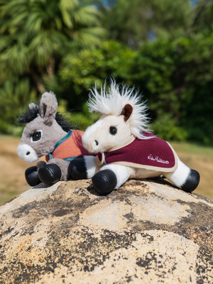 LeMieux Tiny Beanie Pony Rugs 2 Pack Blackberry/Spiced Earth