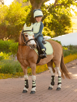 LeMieux Mini Suede Close Contact Jump Square Saddle Pad Macaron