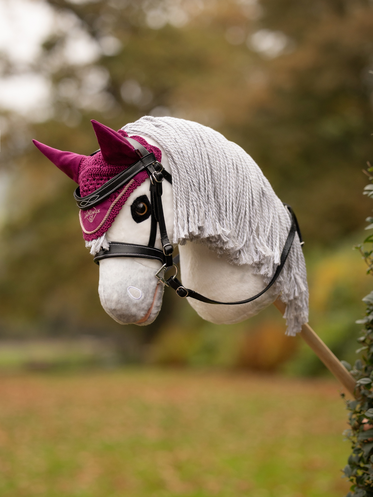 LeMieux Hobby Horse Fly Hood Blackberry