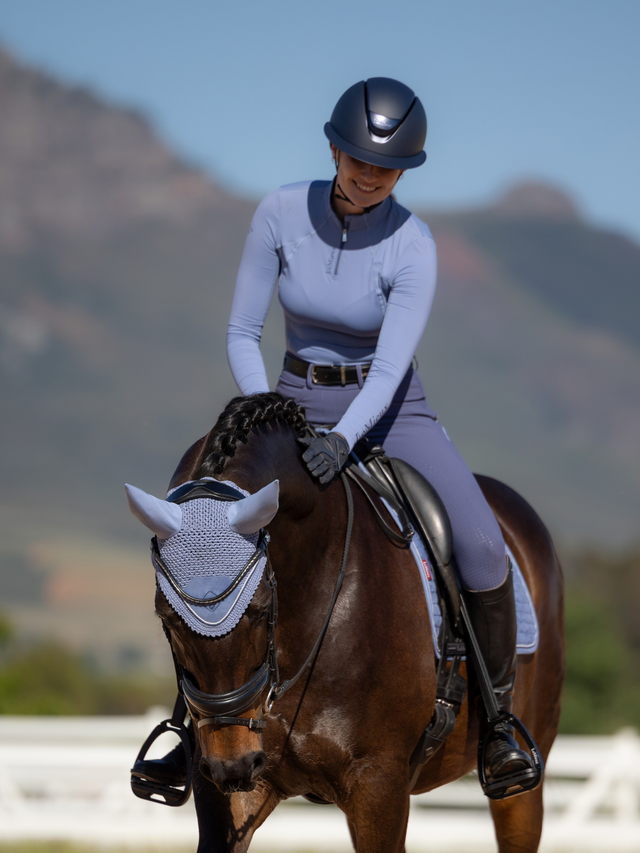 LeMieux Classic Fly Hood Powder Blue