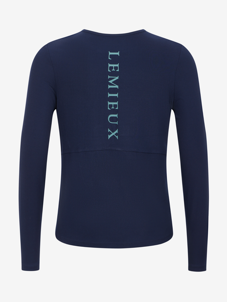 LeMieux Young Rider Hybrid Sports Top Navy