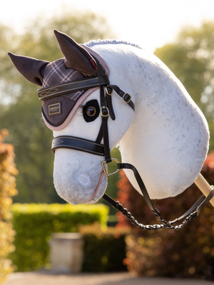 LeMieux Hobby Horse Heritage Fly Hood Cocoa