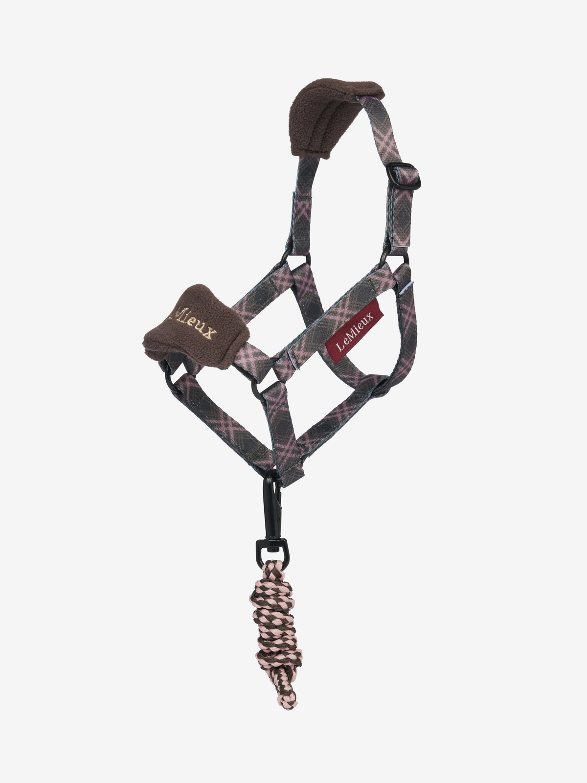 LeMieux Hobby Horse Heritage Vogue Headcollar & Leadrope Cocoa