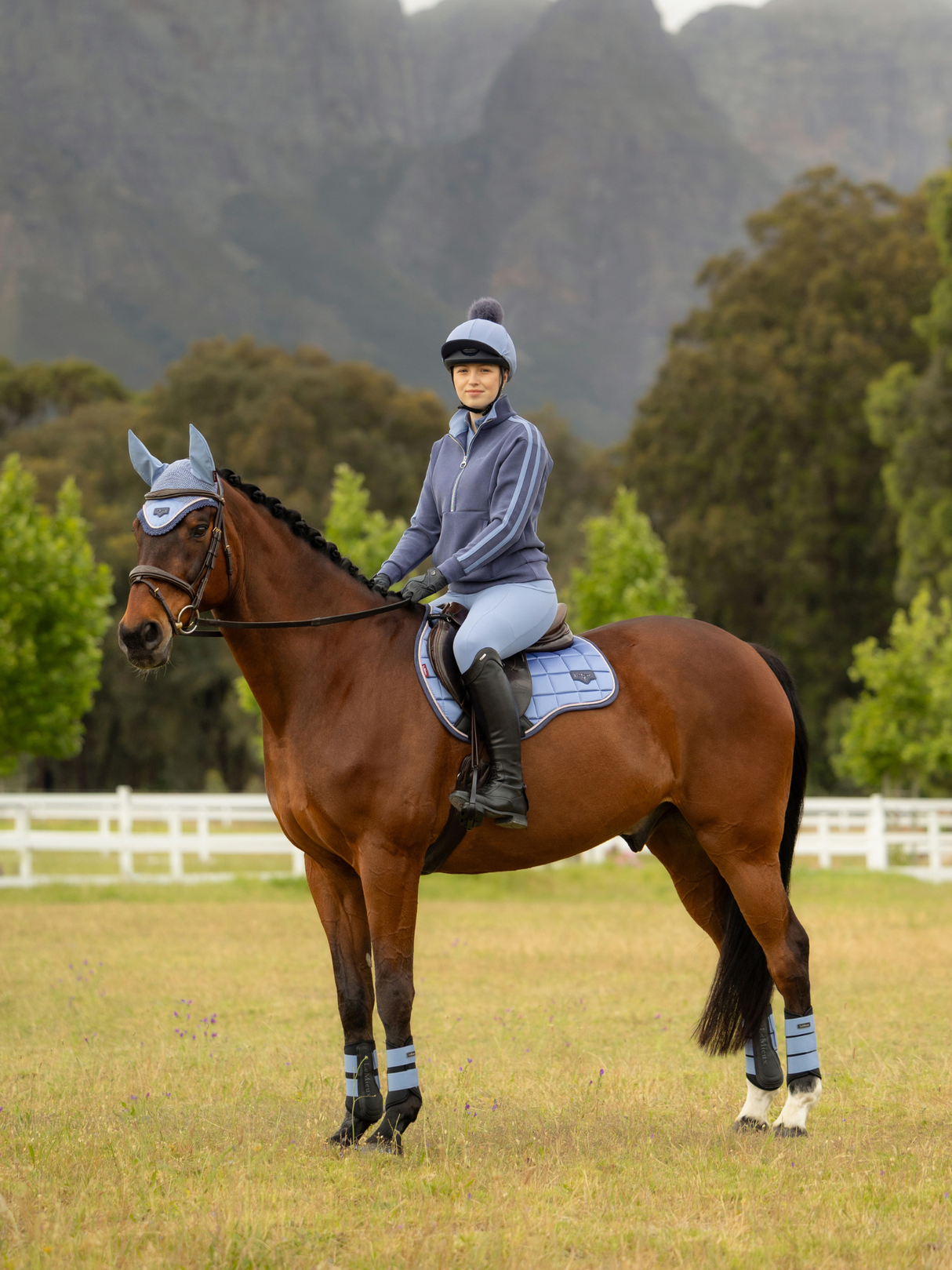 LeMieux Loire GP Saddle Pad Powder Blue