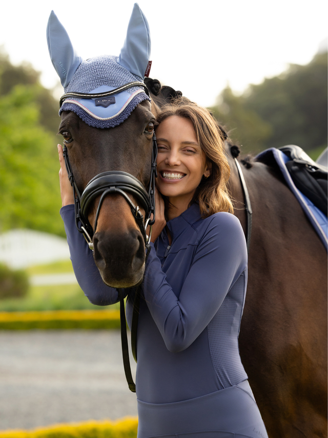 LeMieux Loire Fly Hood Powder Blue