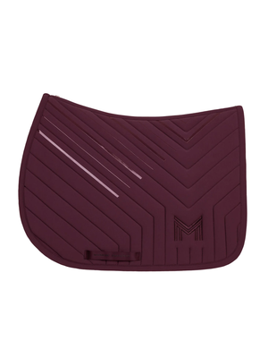 Maximilian Delta Jump Saddle Pad Burgundy