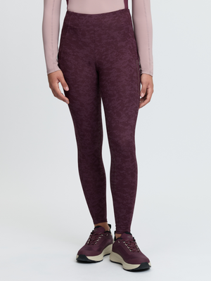 LeMieux Young Rider Orla Pull On Printed Breeches Bramble