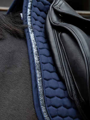 Kentucky Glitter Band Dressage Saddle Pad Navy