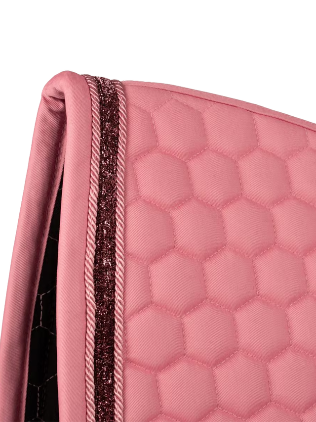 Kentucky Glitter Band Dressage Saddle Pad Old Rose