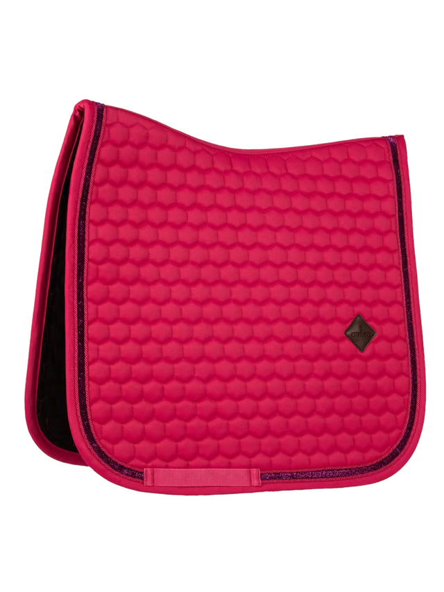 Kentucky Glitter Band Dressage Saddle Pad Pink