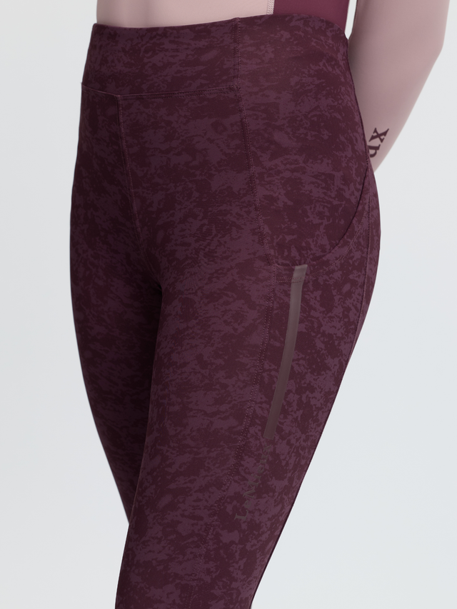 LeMieux Young Rider Orla Pull On Printed Breeches Bramble