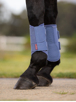 LeMieux Arika Mesh Brushing Boots Powder Blue