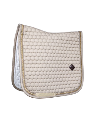Kentucky Glitter Band Dressage Saddle Pad Beige