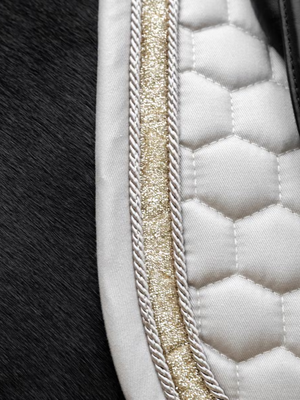 Kentucky Glitter Band Dressage Saddle Pad Beige