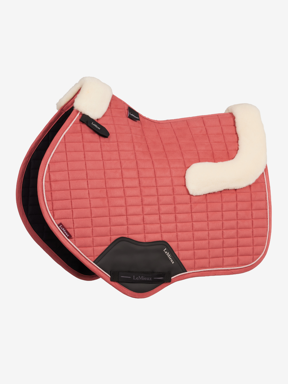 LeMieux Merino+ Suede Close Contact Saddle Pad Spiced Earth