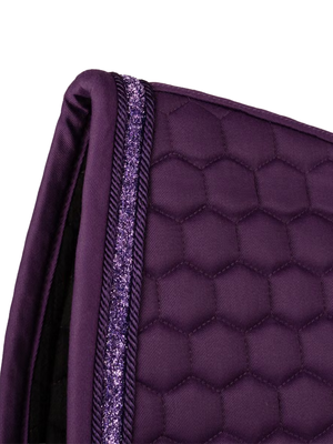 Kentucky Glitter Band Dressage Saddle Pad Purple