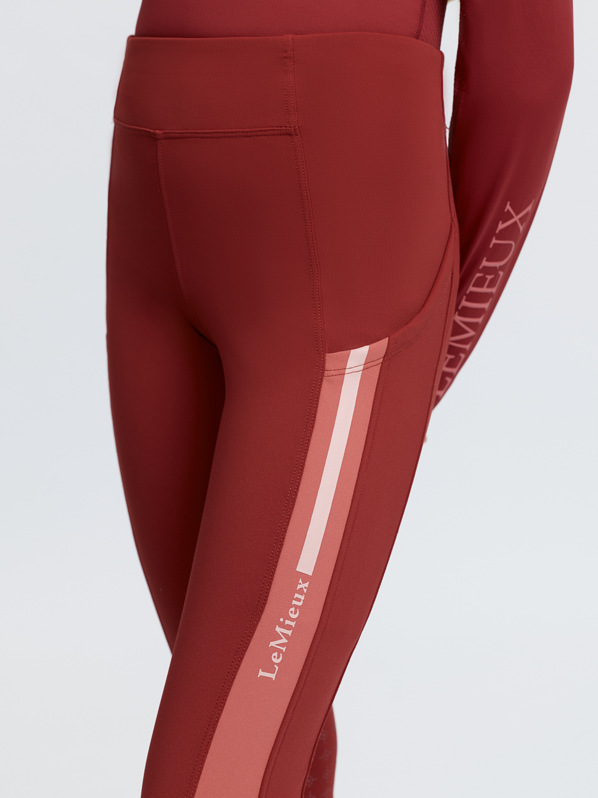 LeMieux Young Rider Orla Pull On Breeches Russet