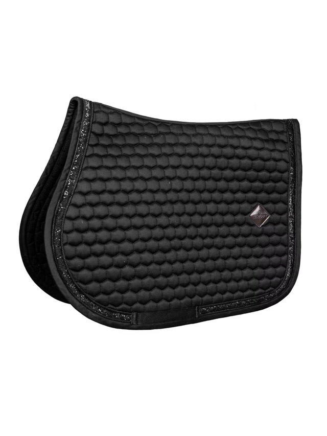 Kentucky Glitter Band Jump Saddle Pad Black