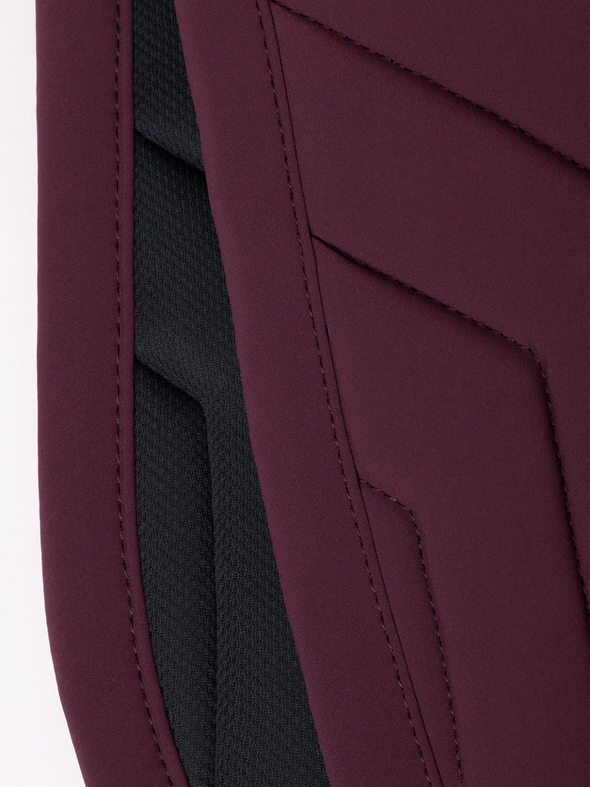Maximilian Delta Jump Saddle Pad Burgundy