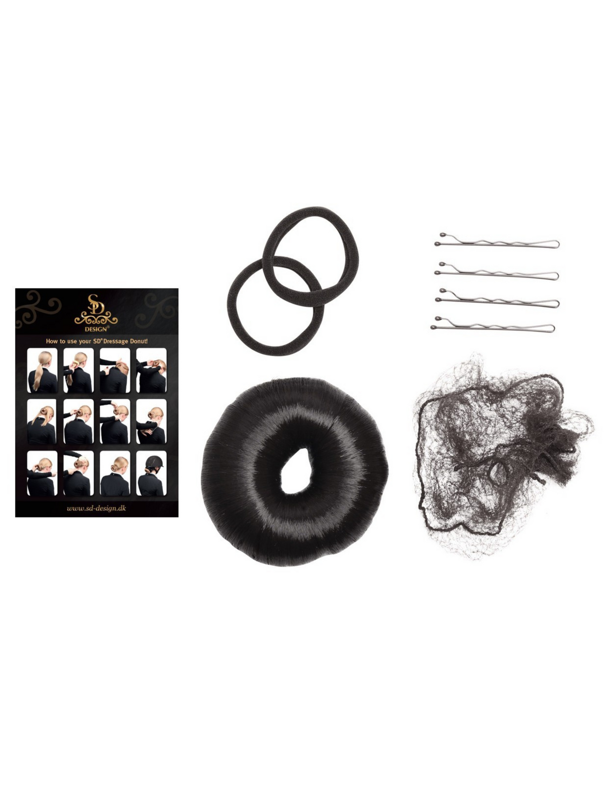 SD Design Complete Dressage Donut Set with Guide Black