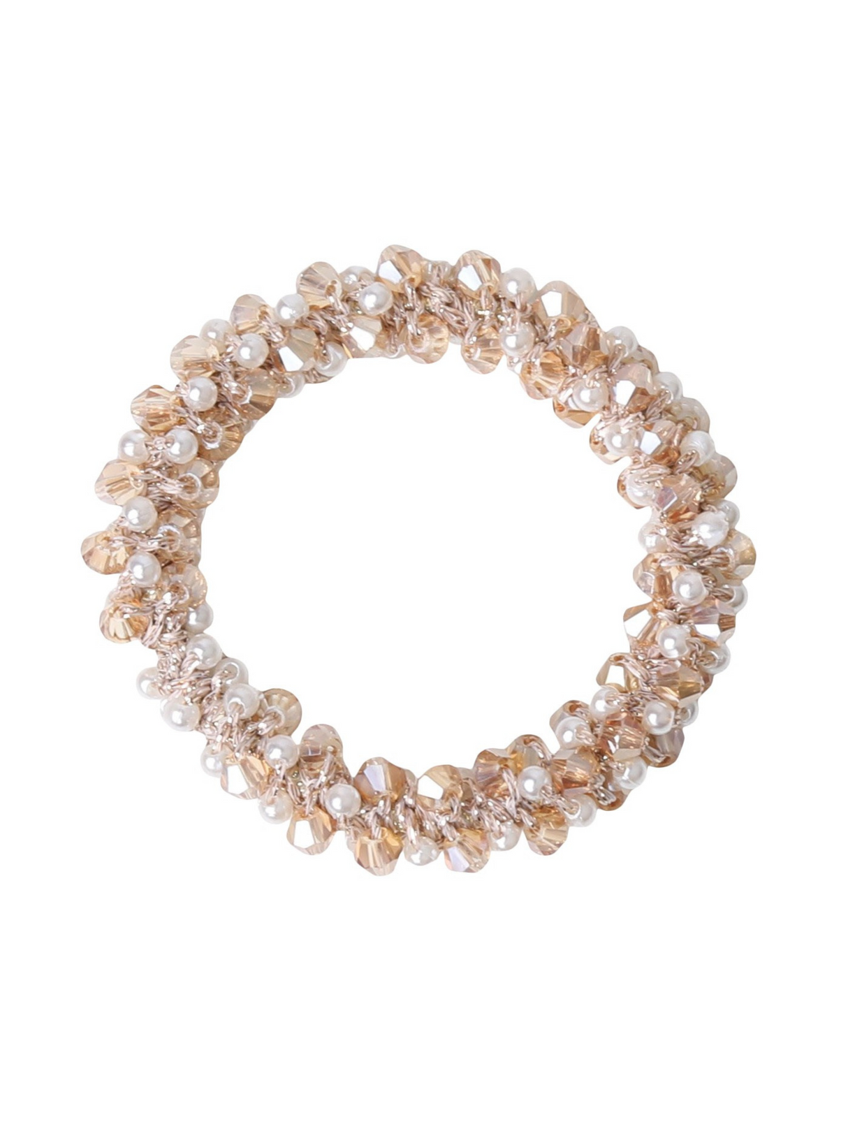 SD Design Sara Scrunchie Gold Pearl