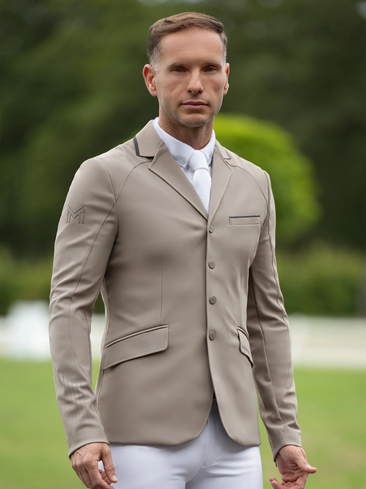 Maximilian Kentur Men's Show Jacket Taupe