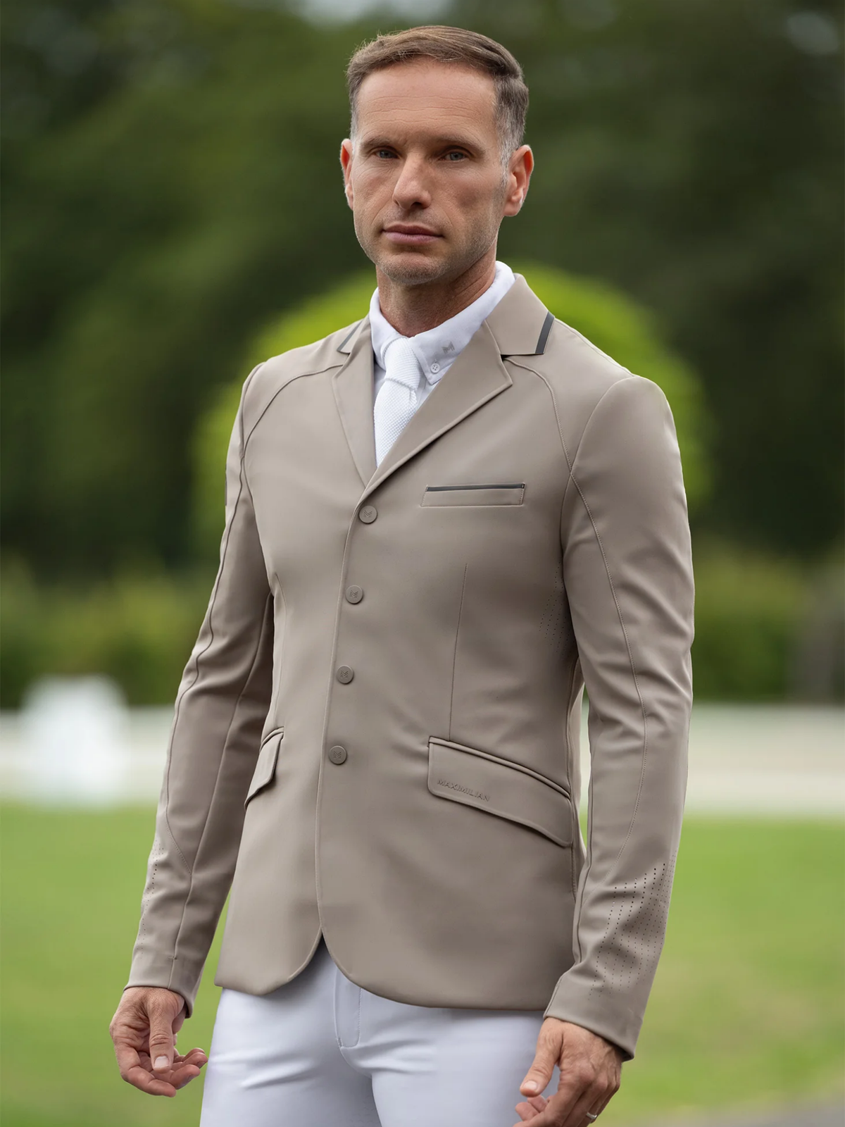 Maximilian Kentur Men's Show Jacket Taupe