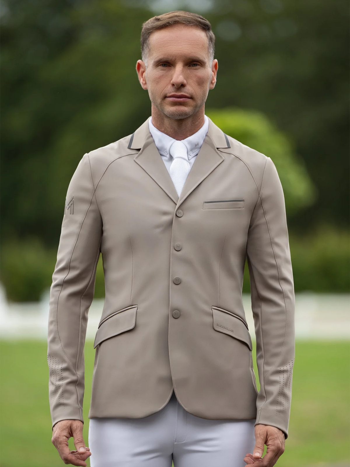 Maximilian Kentur Men's Show Jacket Taupe