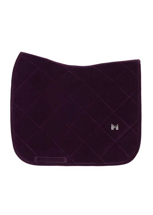 Maximilian Velvet Dressage Saddle Pad Amethyst