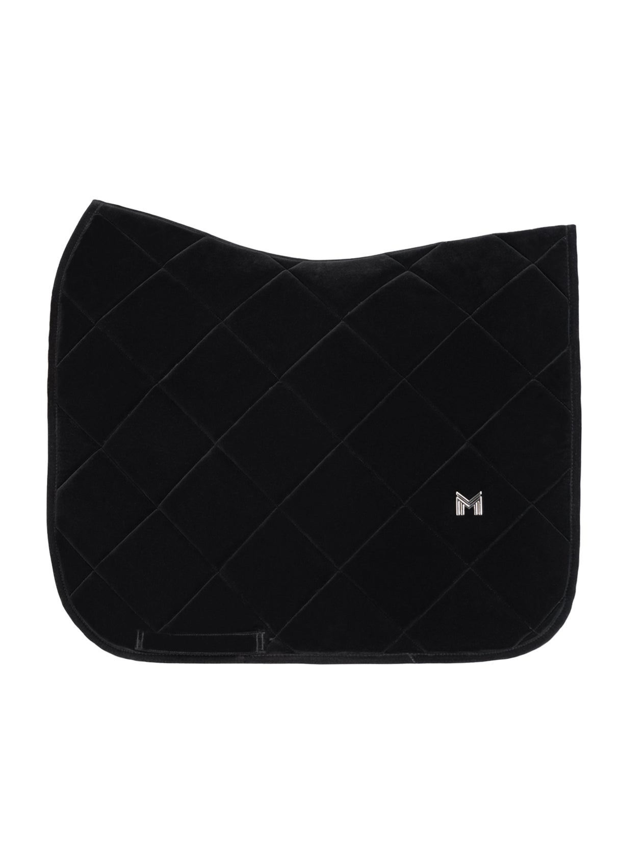 Maximilian Velvet Dressage Saddle Pad Black