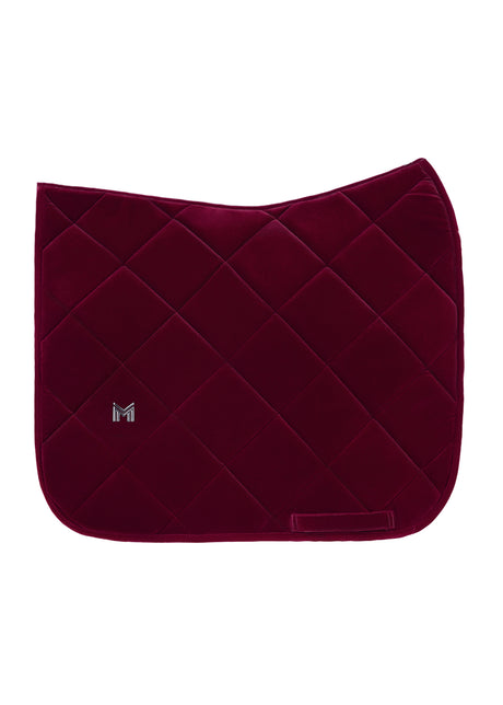 Maximilian Velvet Dressage Saddle Pad Ruby
