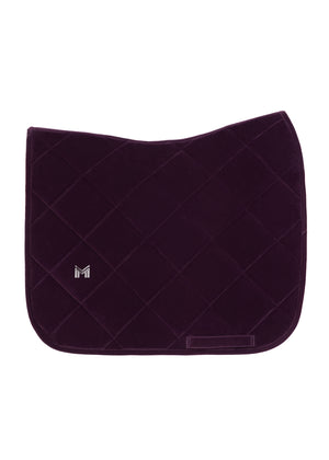 Maximilian Velvet Dressage Saddle Pad Amethyst