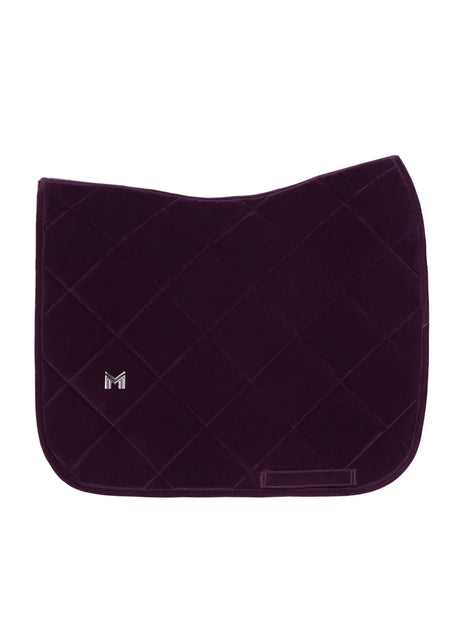Maximilian Velvet Dressage Saddle Pad Amethyst