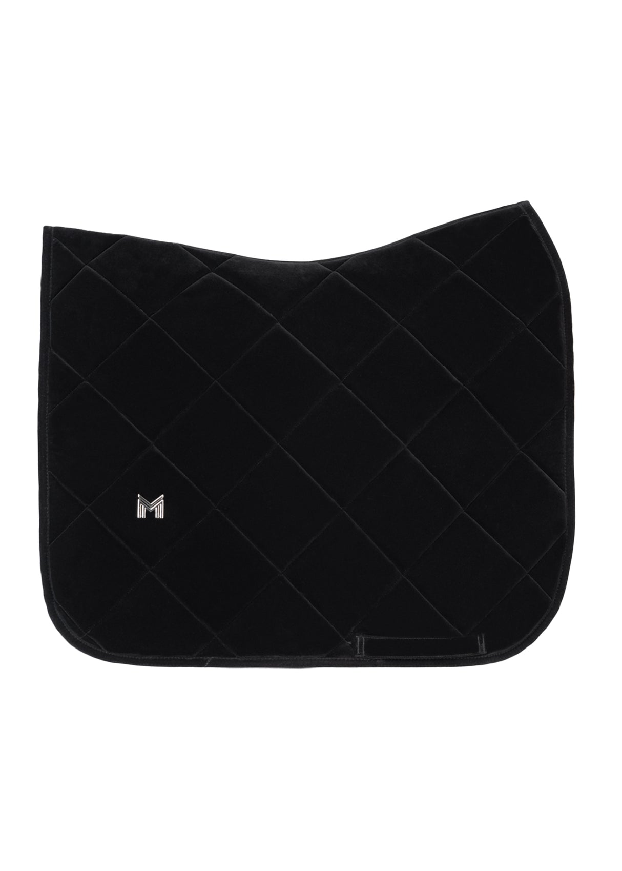 Maximilian Velvet Dressage Saddle Pad Black
