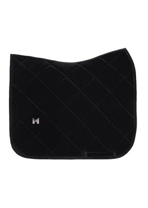 Maximilian Velvet Dressage Saddle Pad Black