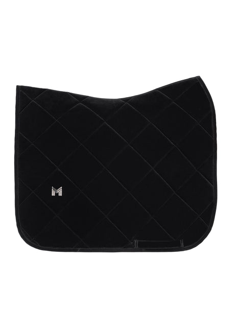 Maximilian Velvet Dressage Saddle Pad Black