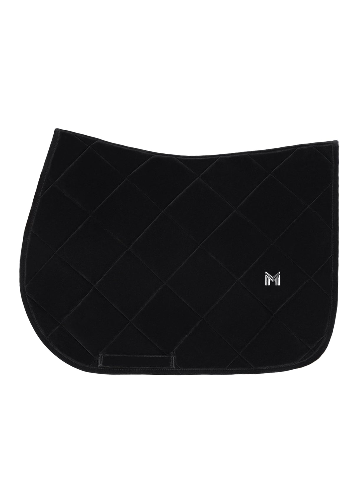 Maximilian Velvet Jump Saddle Pad Black