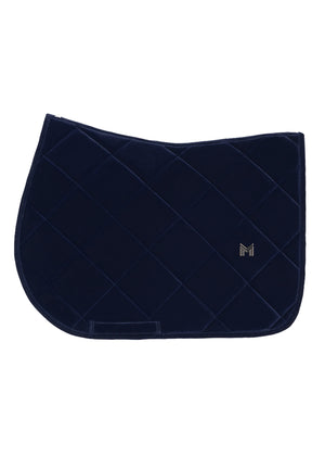 Maximilian Velvet Jump Saddle Pad Sapphire