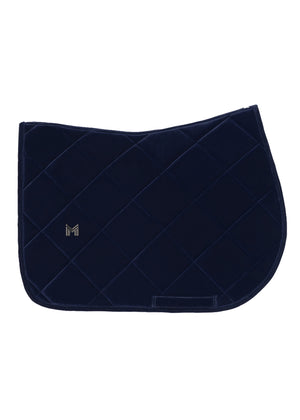 Maximilian Velvet Jump Saddle Pad Sapphire