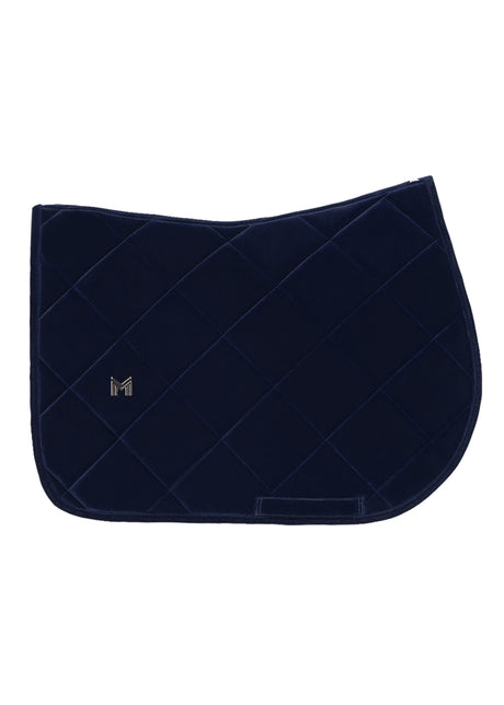 Maximilian Velvet Jump Saddle Pad Sapphire
