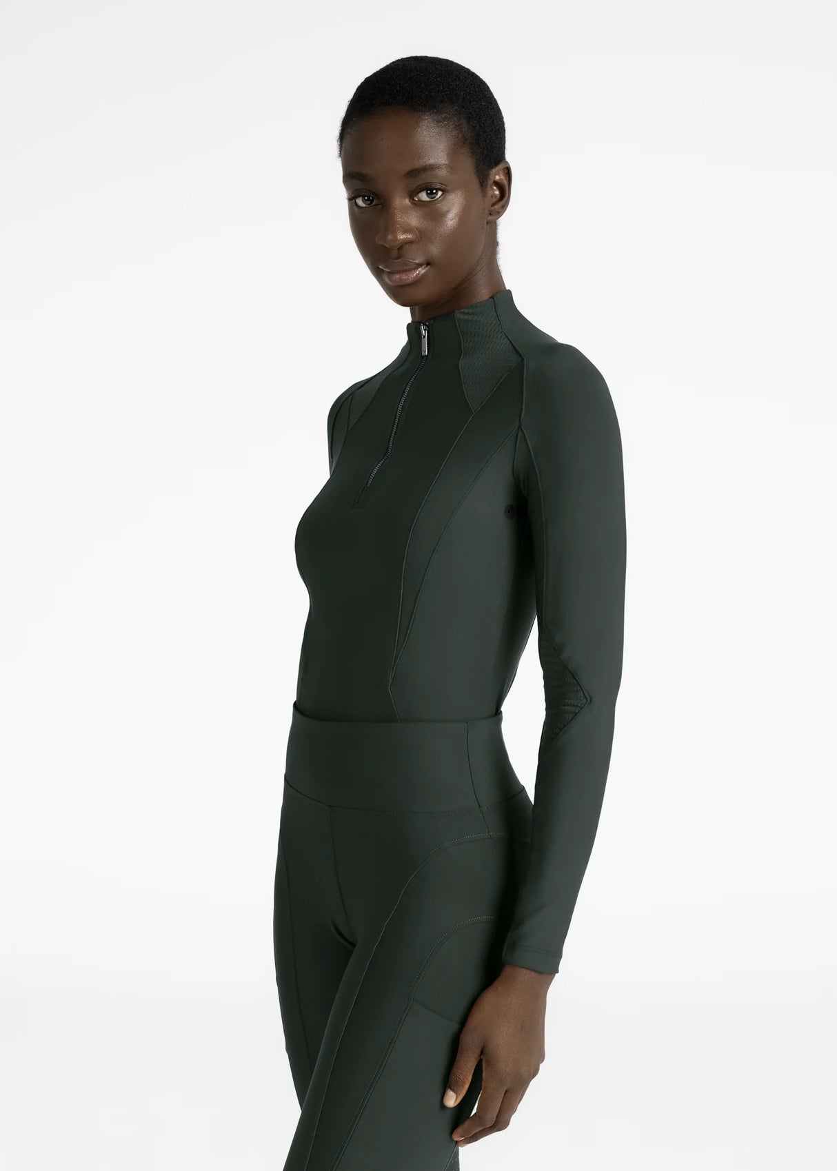 Maximilian Frame Long Sleeve Base Layer Hunter Green