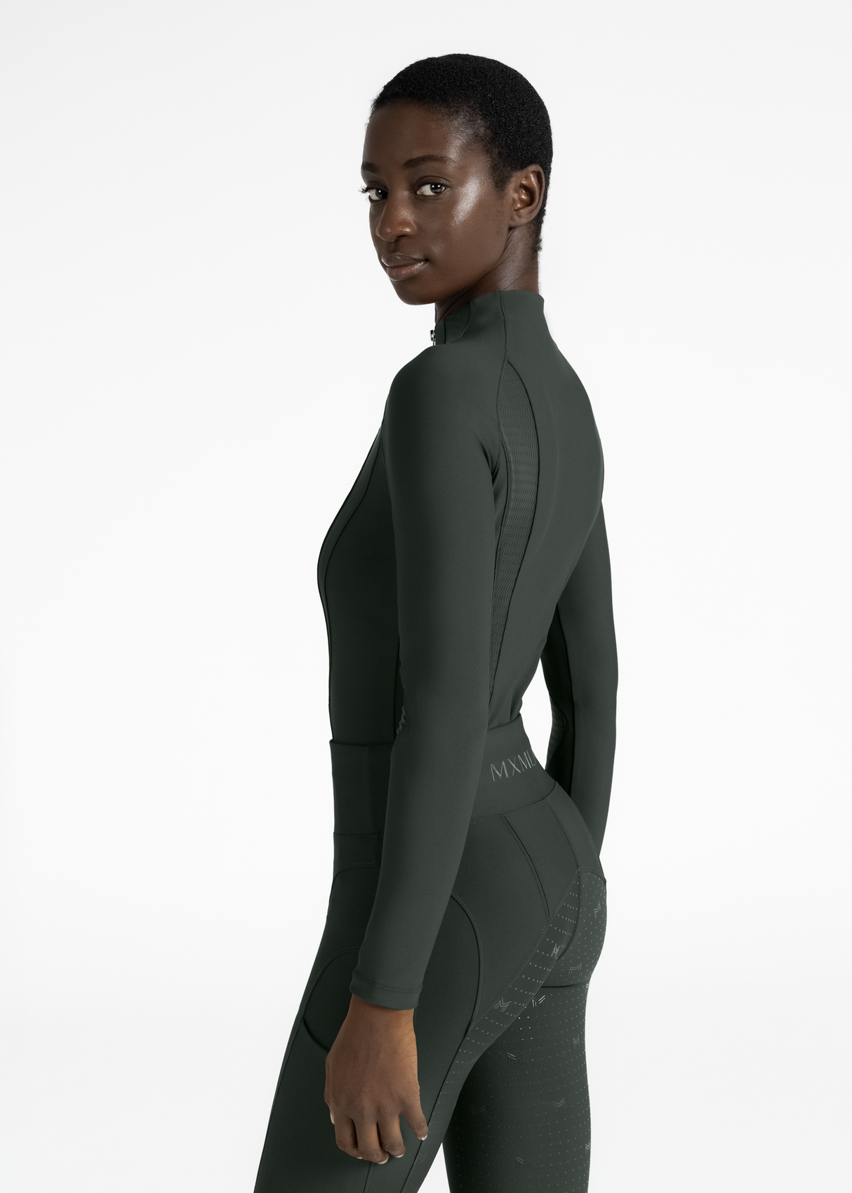 Maximilian Frame Long Sleeve Base Layer Hunter Green