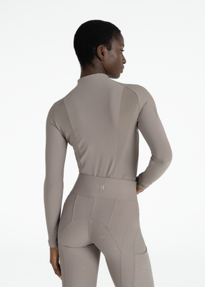 Maximilian Frame Long Sleeve Base Layer Taupe