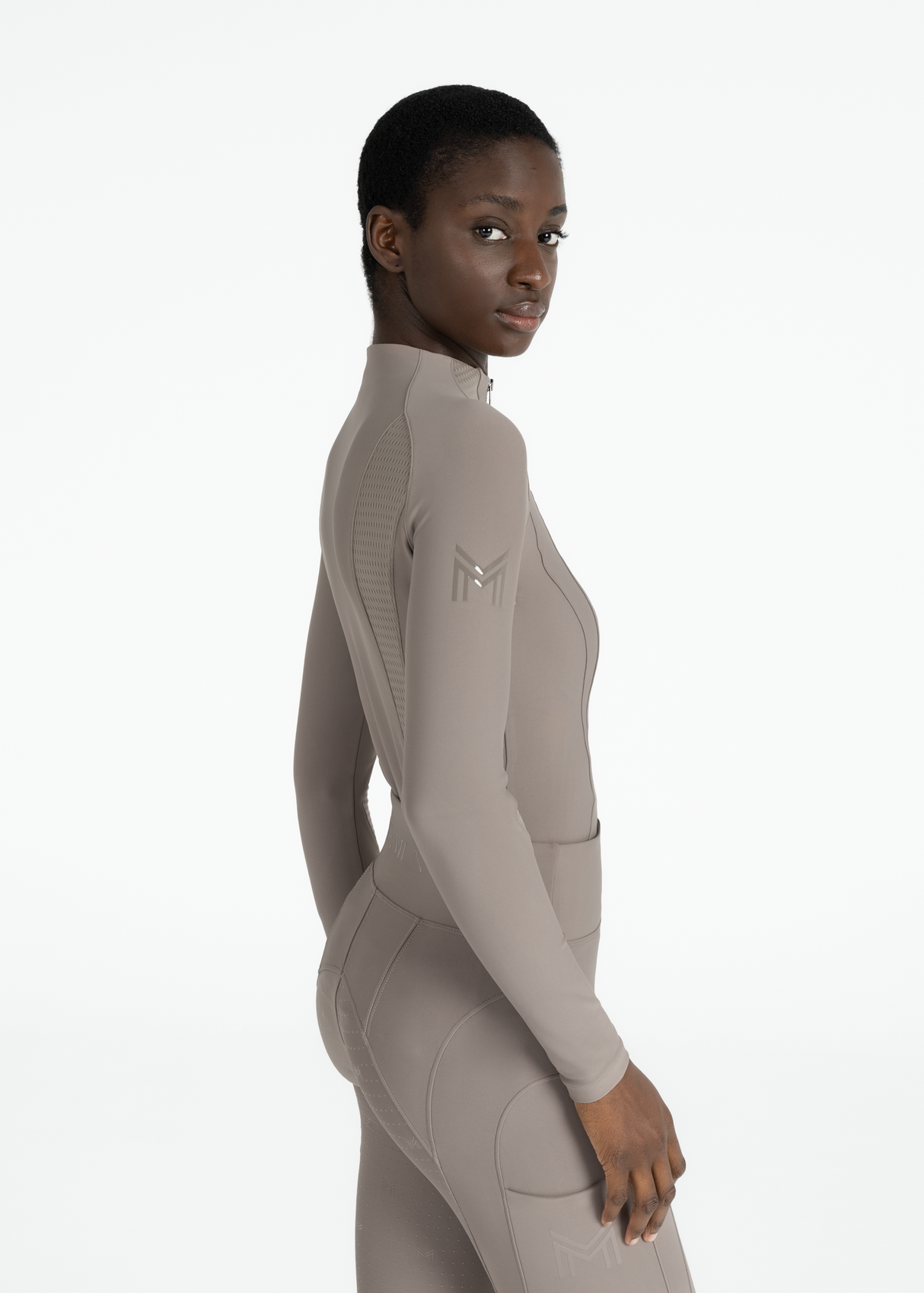 Maximilian Frame Long Sleeve Base Layer Taupe
