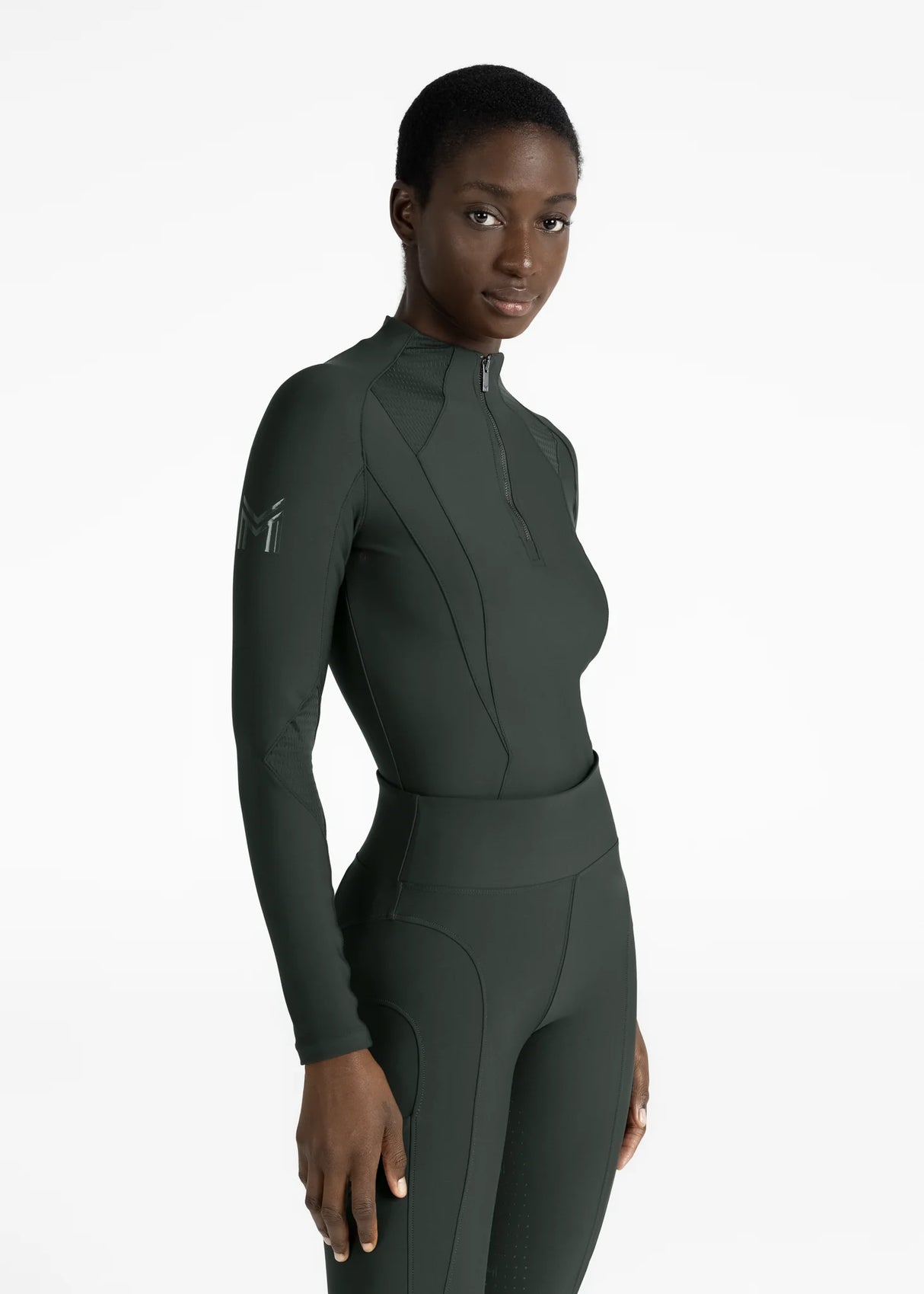 Maximilian Frame Long Sleeve Base Layer Hunter Green
