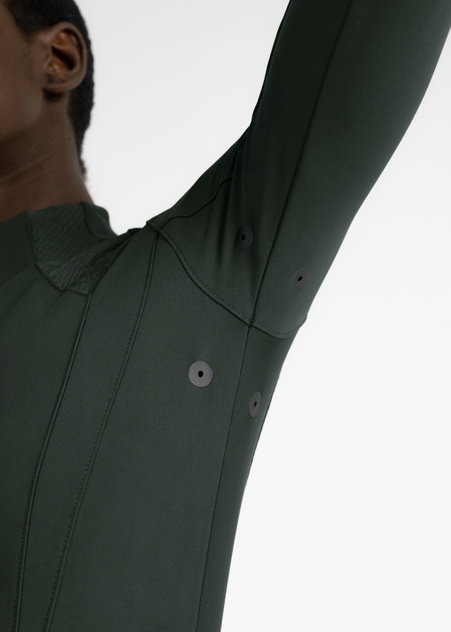 Maximilian Frame Long Sleeve Base Layer Hunter Green