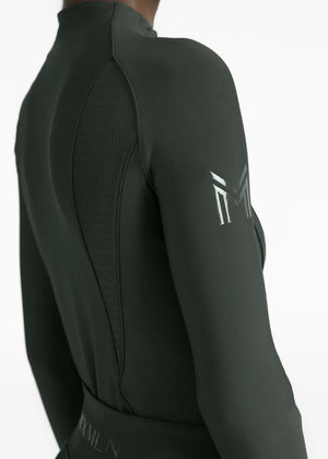 Maximilian Frame Long Sleeve Base Layer Hunter Green