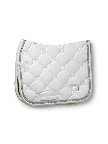 Equestrian Stockholm Dressage Saddle Pad Timeless White Glimmer